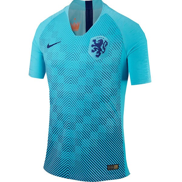 Maillot Football Pays-Bas Exterieur Femme 2019 Bleu Clair